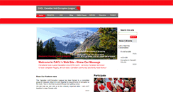 Desktop Screenshot of canadiananticorruptionleague.org